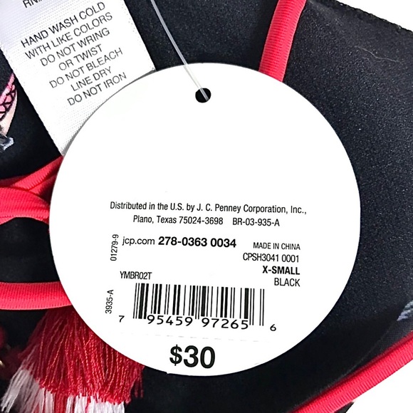 NWT Decree Floral HighWaist Cheeky Bikini Swimsuit - Picture 3 of 16